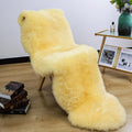Premium Genuine Sheepskin Rug 2x6ft Double Pelt - Plush Natural