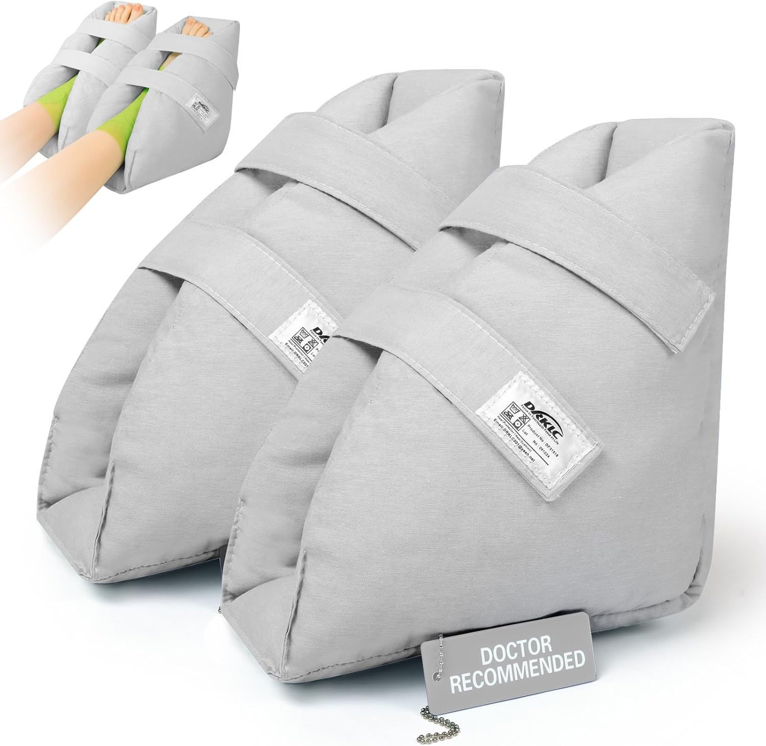 Heel Protectors for Pressure Sores - Adjustable Foot Boot Relief