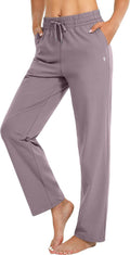 SANTINY Women's Cotton Sweatpants Yoga Lounge Casual Pants - Soft home