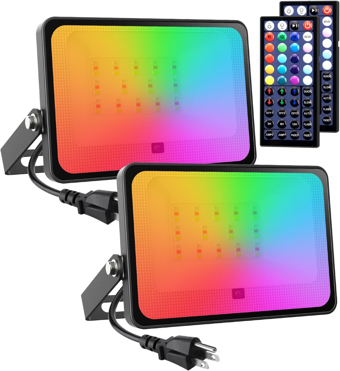 RGB Color Changing Outdoor Floodlights for Halloween Events