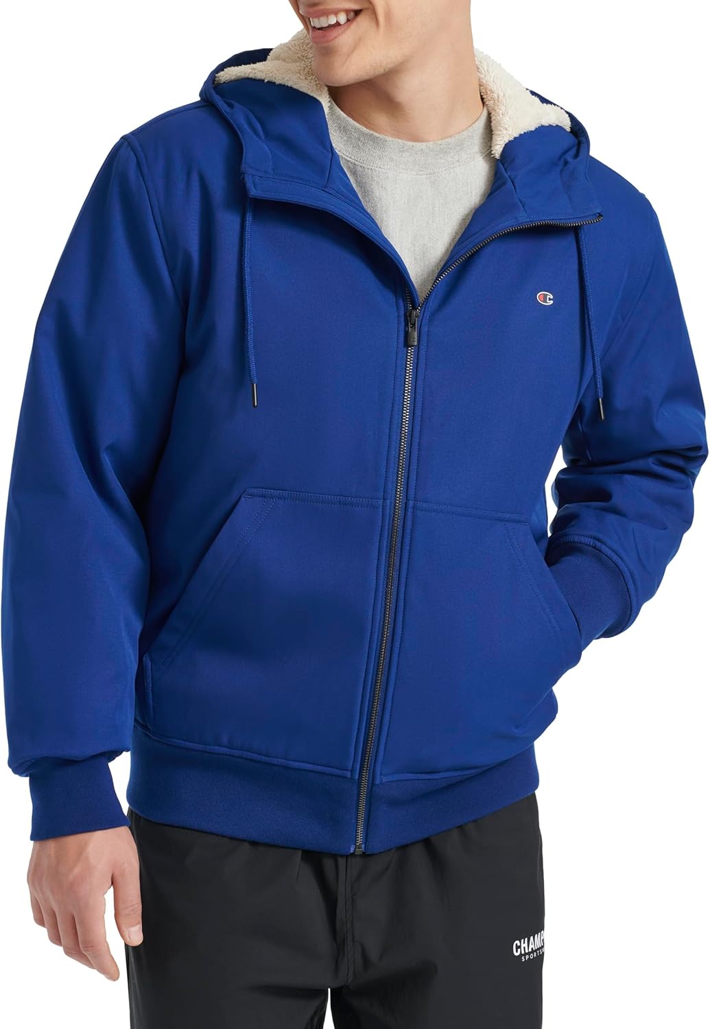 Champion Mens Sherpa Lined Hoodie for Ultimate Comfort and Style