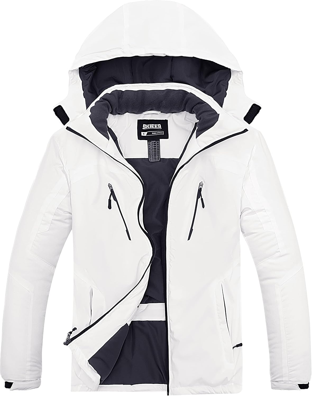 Skieer Men's Waterproof Ski Jacket - Stay Warm & Dry on the Slopes!