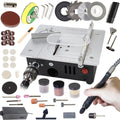 Mini Table Saw Dual Motors 96W Mini Desktop Electric Saw Cutter