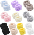 20 Pcs Face Wash Wrist Bands - Absorbent Stretchable Wrist Cuffs