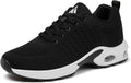 Womens Breathable Knit Running Sneakers - Air Cushion Comfort