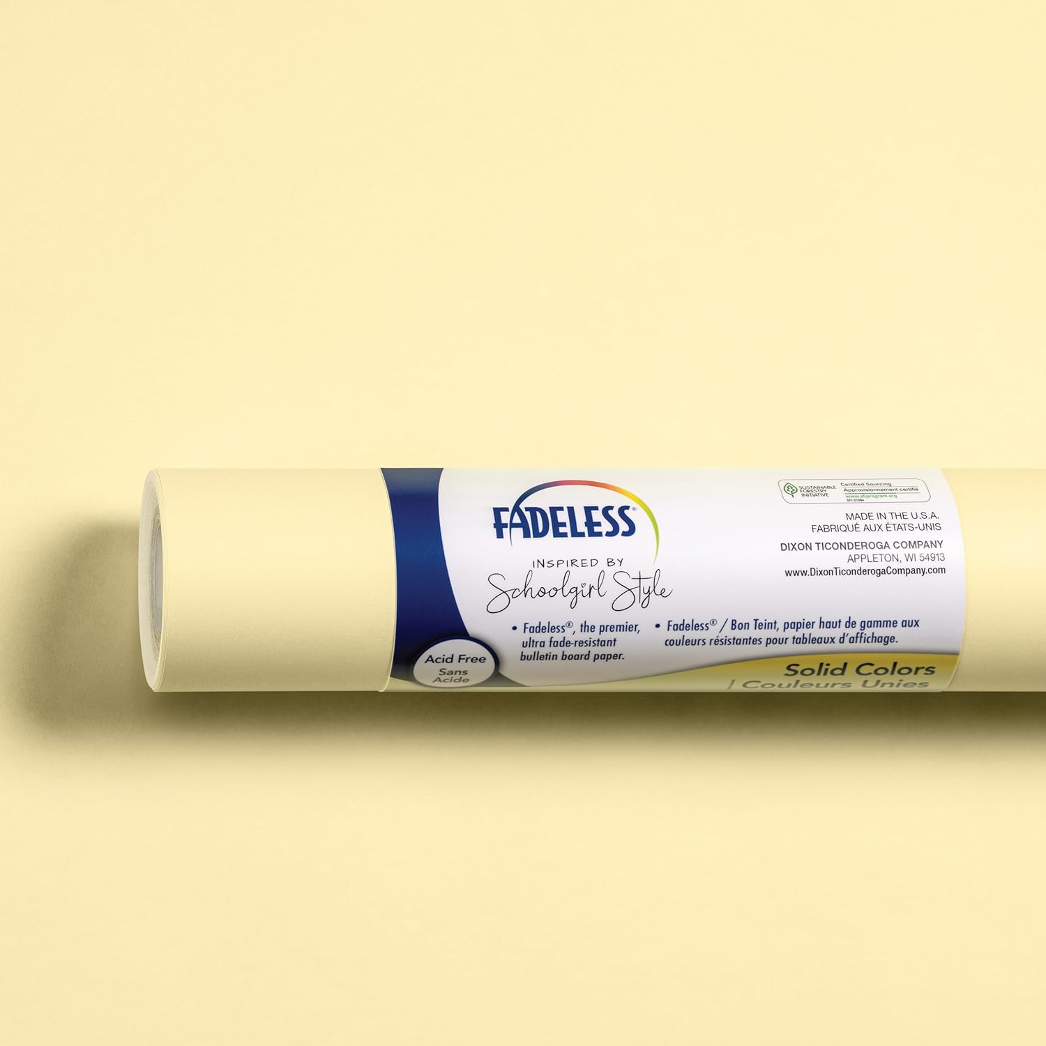 Fadeless Schoolgirl Style Bulletin Board Paper for Creative Displays