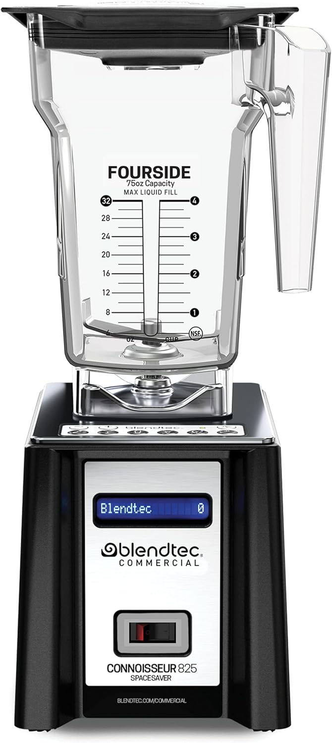 Blendtec 825 SpaceSaver - Commercial Blender - Vented Gripper Lid