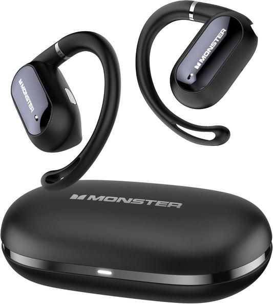 Monster Open Ear AC322: Clear Sound, 36H Battery, IPX5, Ergonomic Design