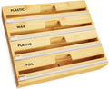 WrapNeat 4 in 1 Wrap Organizer with Cutter and Labels - Neat Drawer