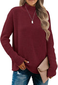 MEROKEETY Women's Turtleneck Sweater - Cozy Loose Knit Pullover Guide