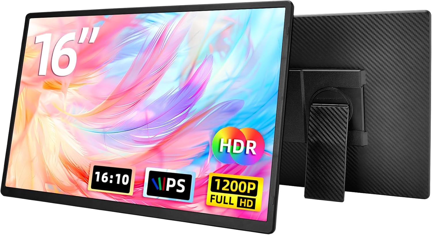 1200P FHD Portable Monitor - Expand Your Screen Anywhere!