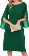GRACE KARIN Womens Chiffon Dress Flutter Sleeve Cocktail Dress Dresses