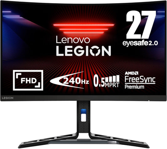 Lenovo Legion R27fc-30 27 FHD Curved Gaming Monitor - 280Hz Speed