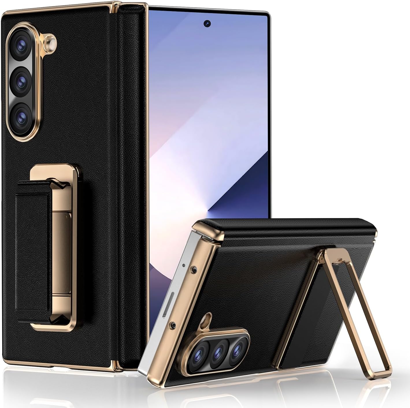Samsung Galaxy Z Fold 6 Case with Kickstand and Camera Cover