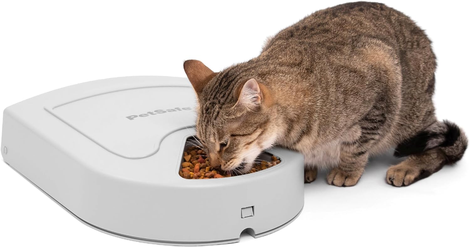 PetSafe Automatic Dog Feeder - 5 Meals, 40oz Capacity, Ideal for Multiple Pets