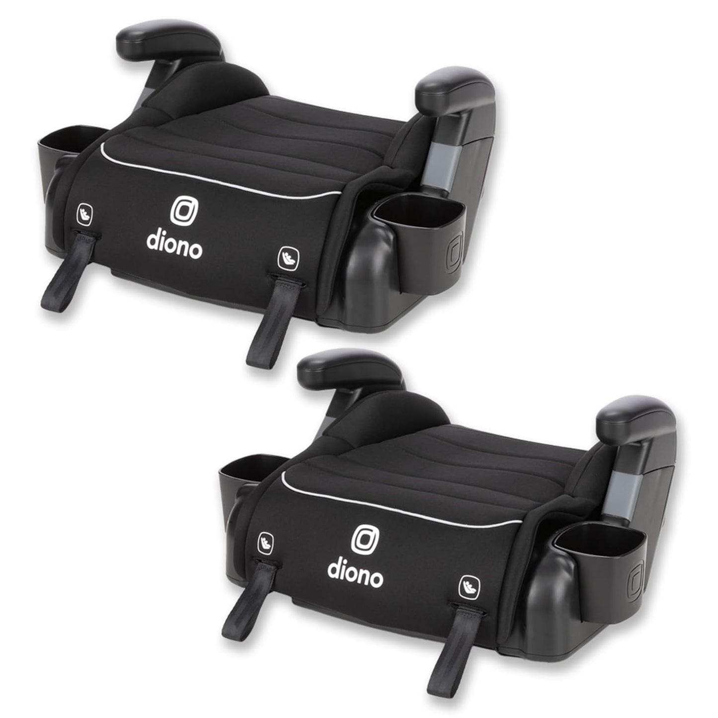 Diono Connect3 RXT Backless Booster - Slim 3-Across Fit, 40-120 lbs Kids