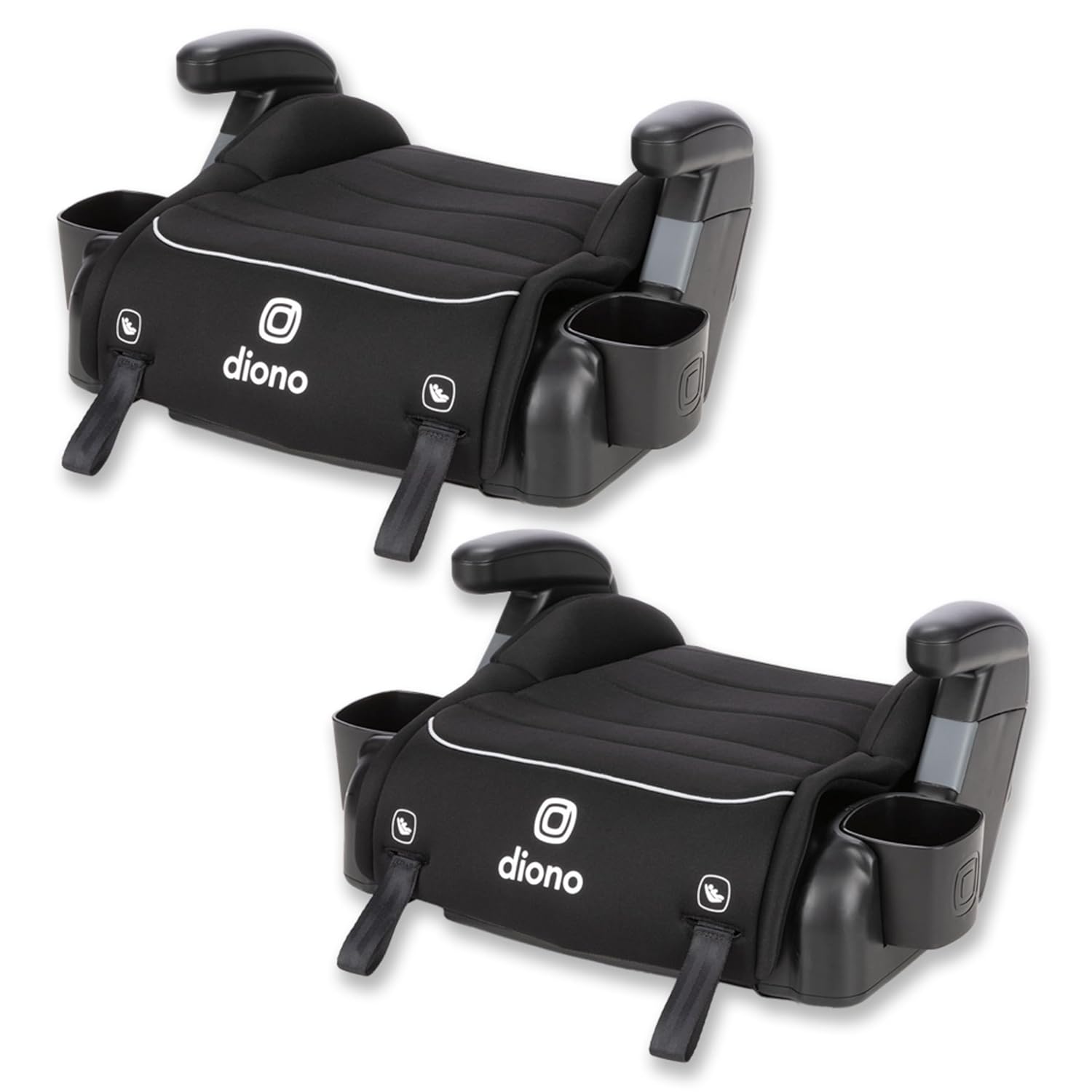 Diono Connect3 RXT Backless Booster - Slim 3-Across Fit, 40-120 lbs Kids