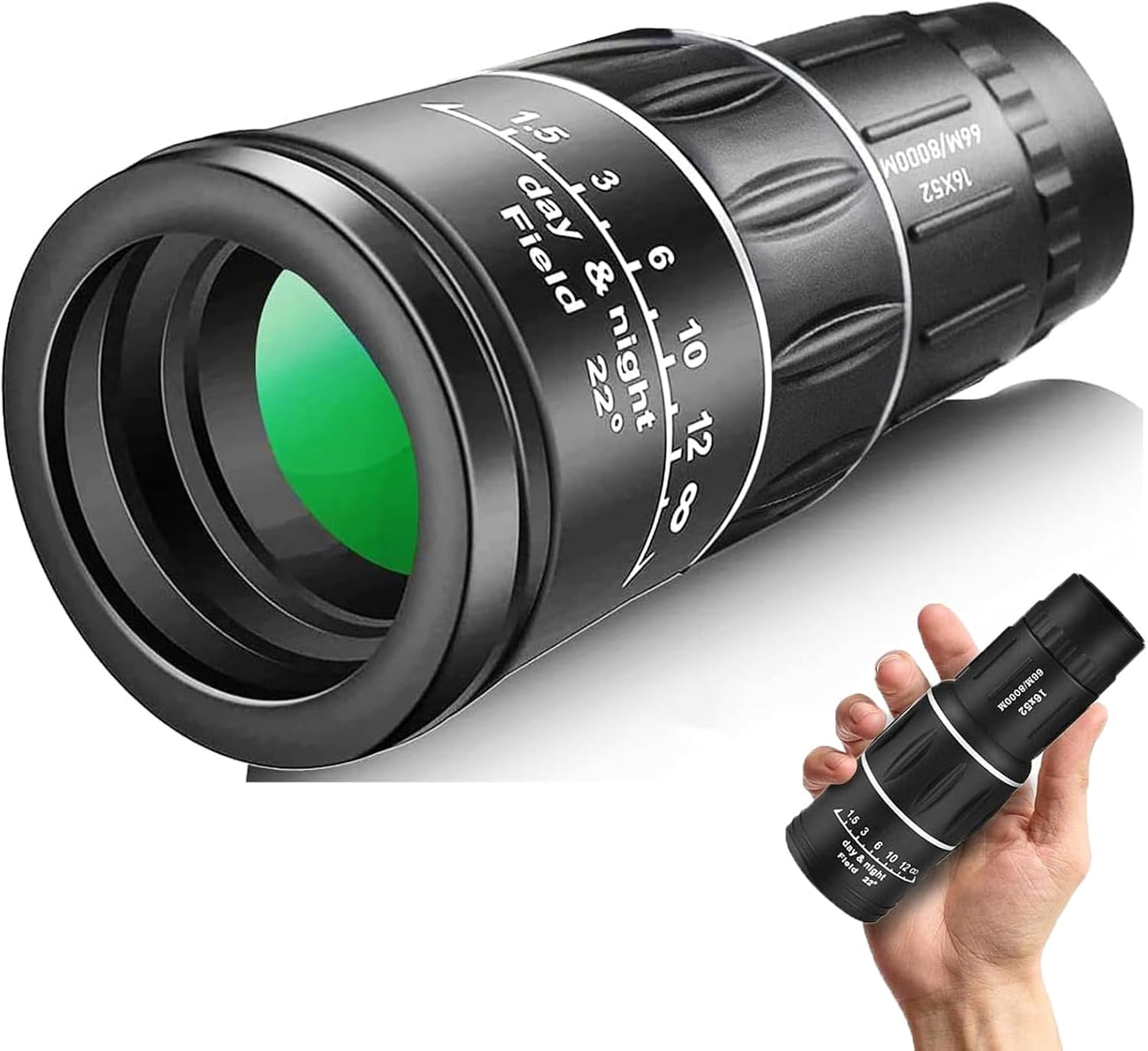 16X52 Mini Monocular Telescope for Birdwatching and Hunting
