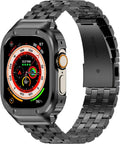 Stainless Steel Band with Case for Apple Watch Ultra 49mm - Grey