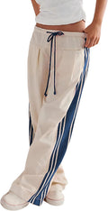 Hongsui Women's Wide Leg Pants High Rise Palazzo - Comfortable
