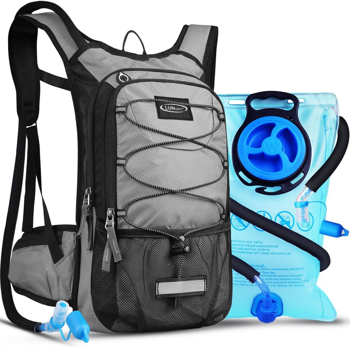 Insulated Hydration Pack Backpack with 3L Leak-Proof Bladder