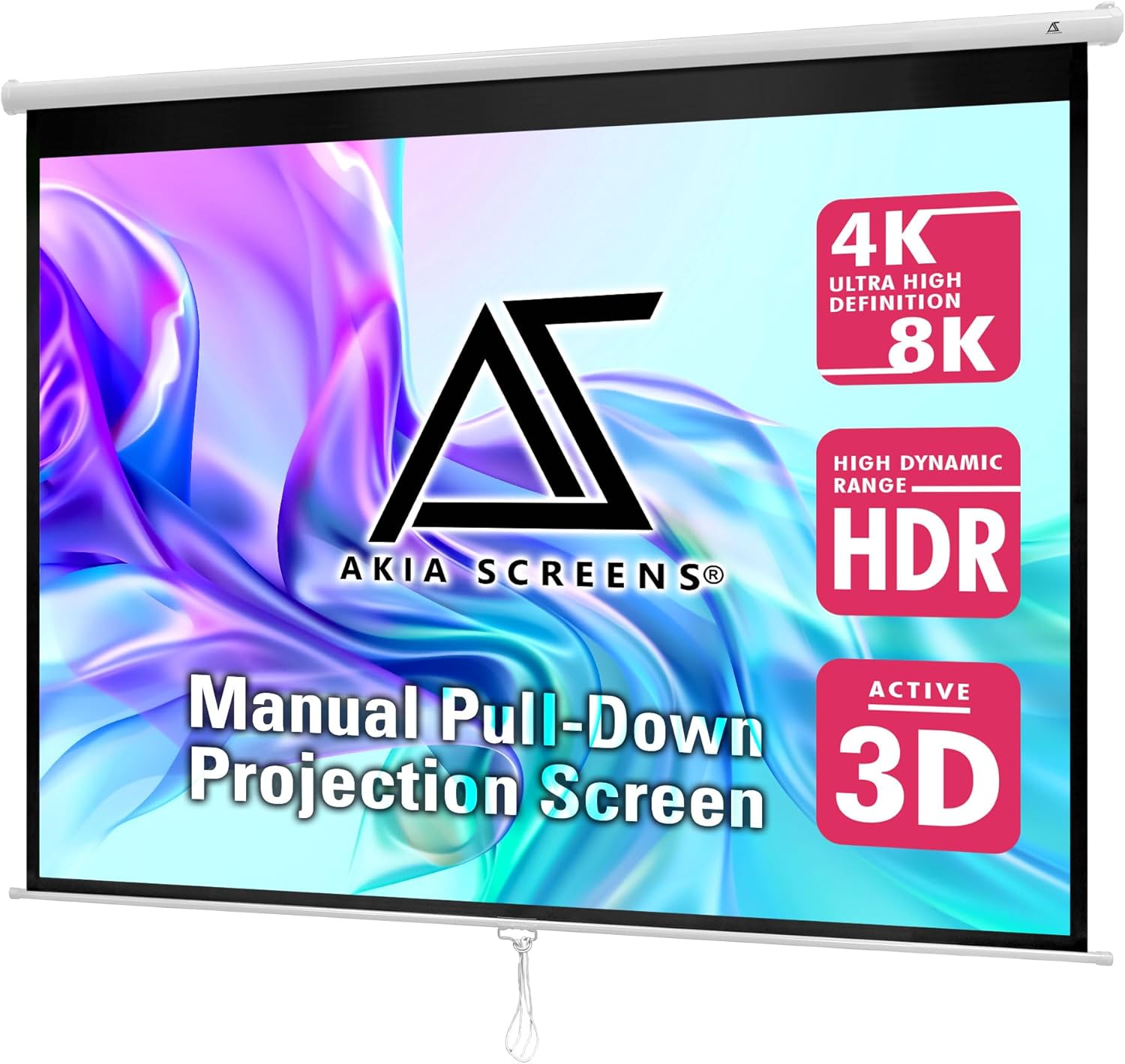 Enhance Your Viewing Experience with Akia Screens 100 Projector Screen!