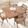 Crystal Clear Plastic Table Cover Protector 54in x 54in - Easy Flat