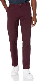 Mens Straight-Fit Casual Stretch Chino Pant - Reliable Everyday Chino