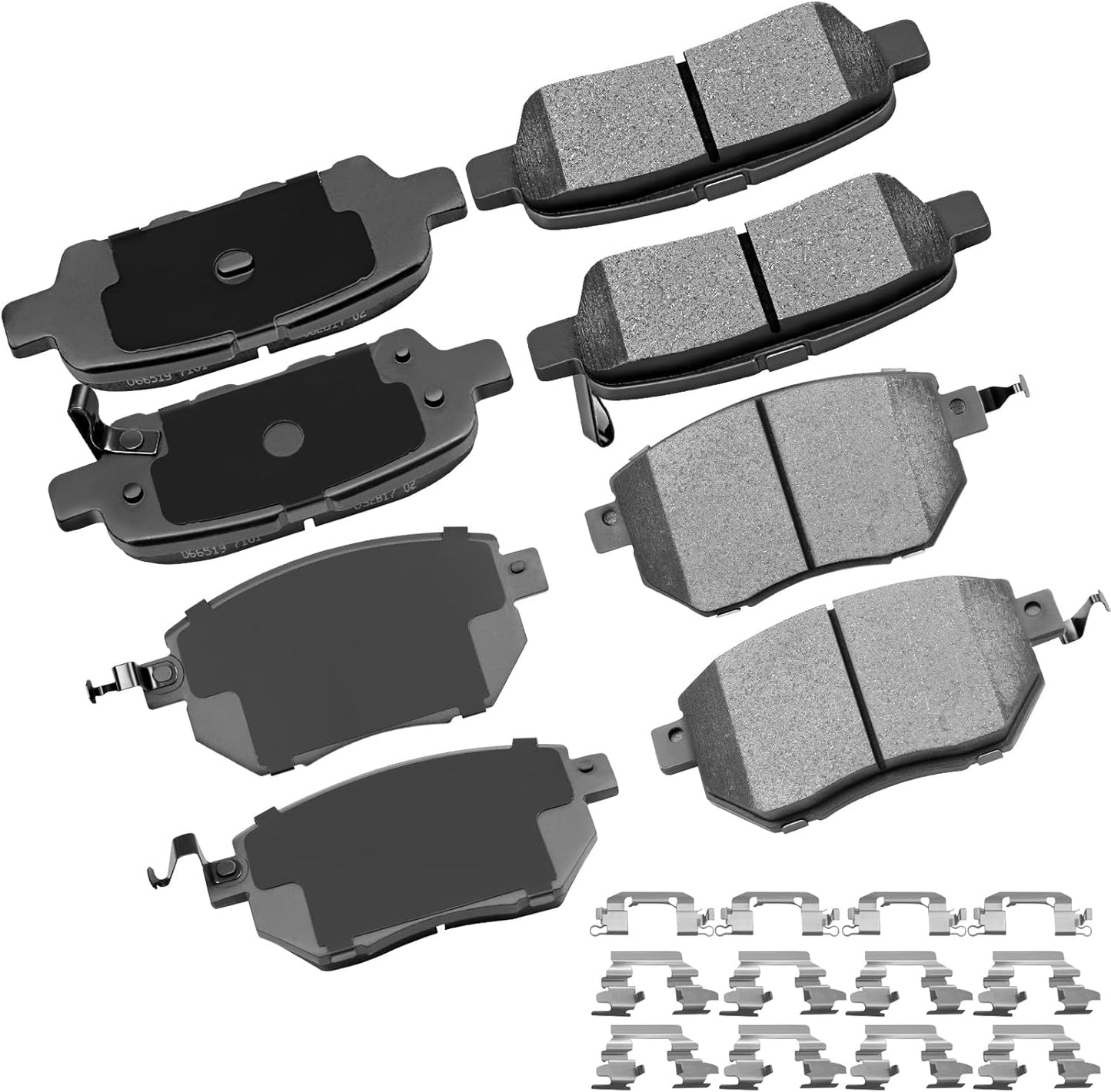 CCIyu D905 D969 Front & Rear Ceramic Brake Pads for Infiniti