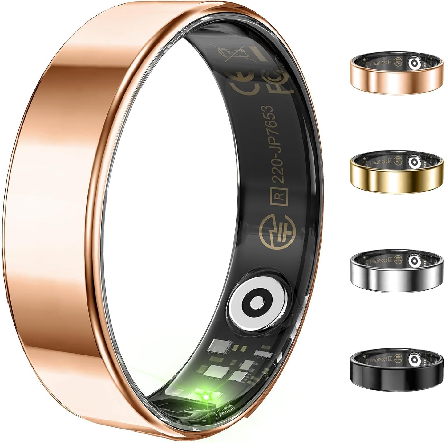 Ultra-thin Smart Ring for Fitness Tracking and Health Monitoring