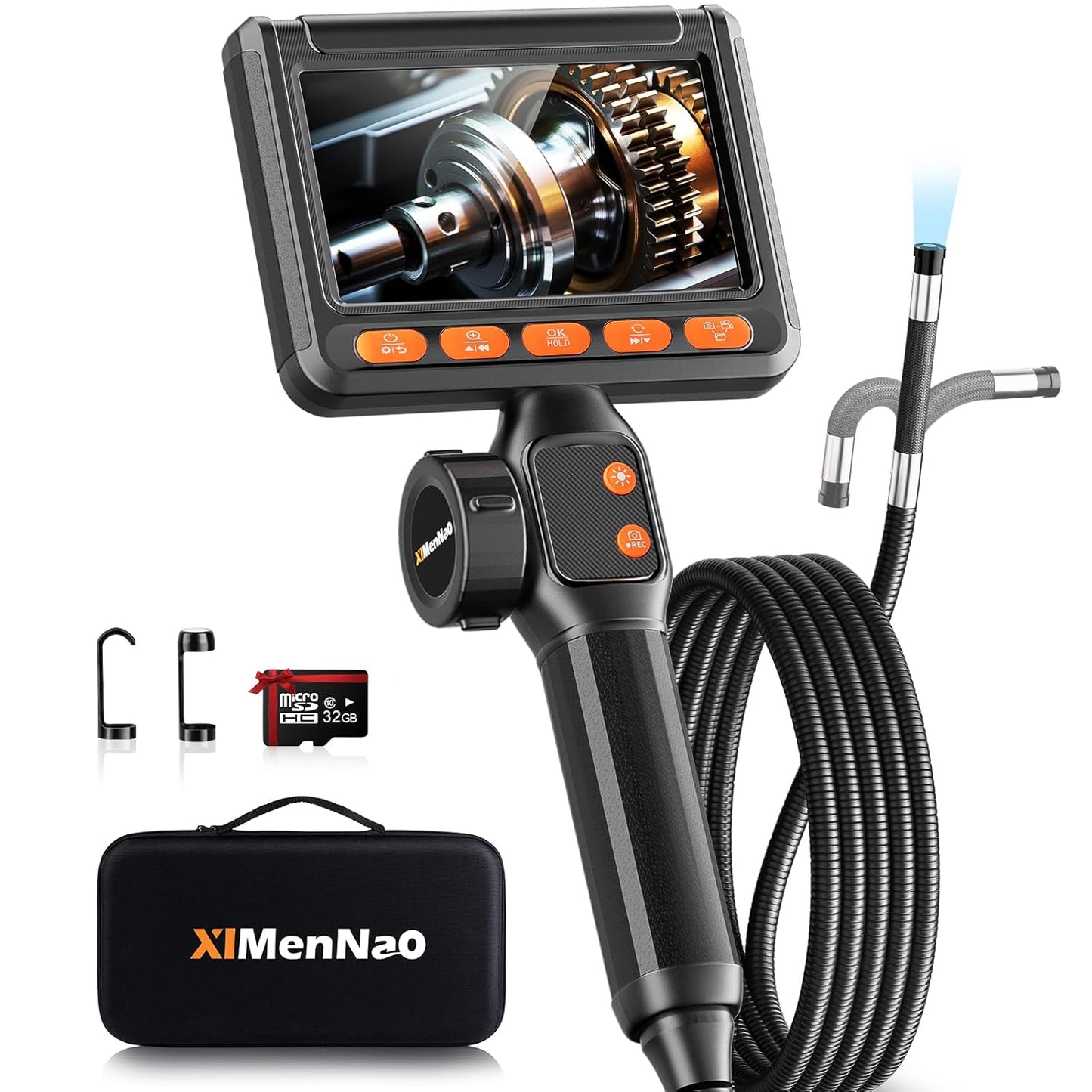 Two-Way Articulating Borescope Camera for Detailed Inspections