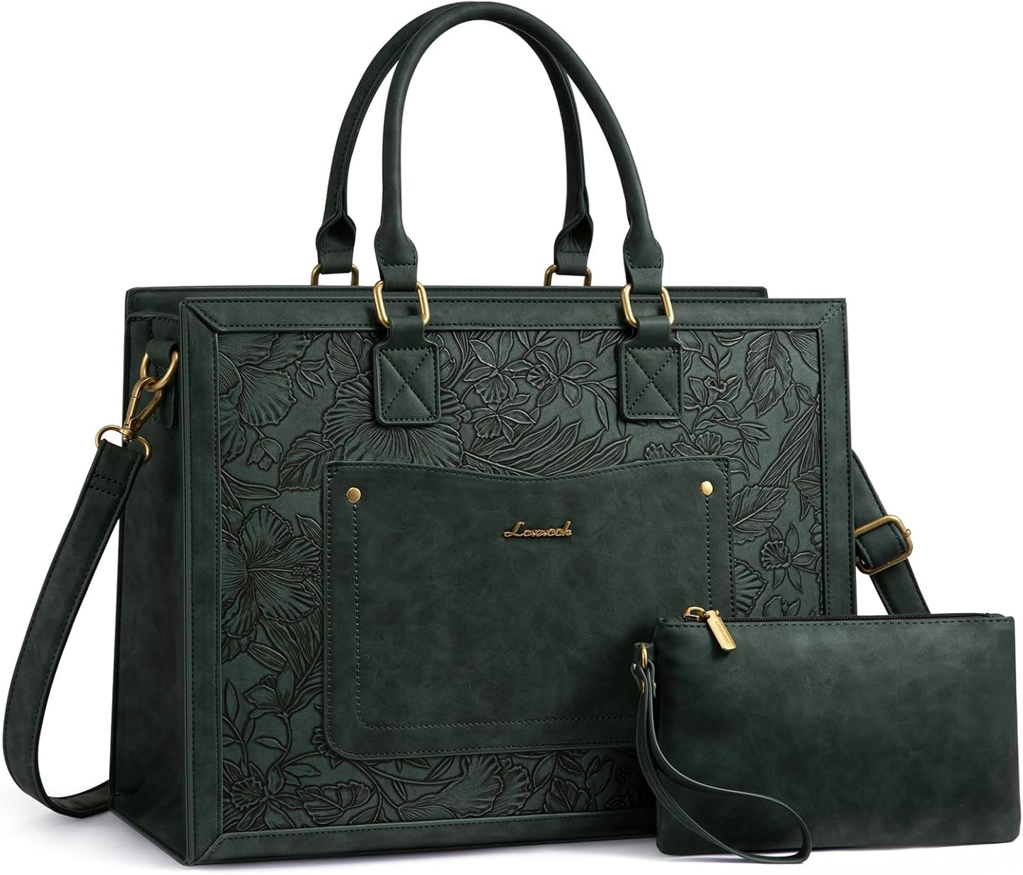 LOVEVOOK Laptop Tote Bag for Women - Stylish & Functional Design