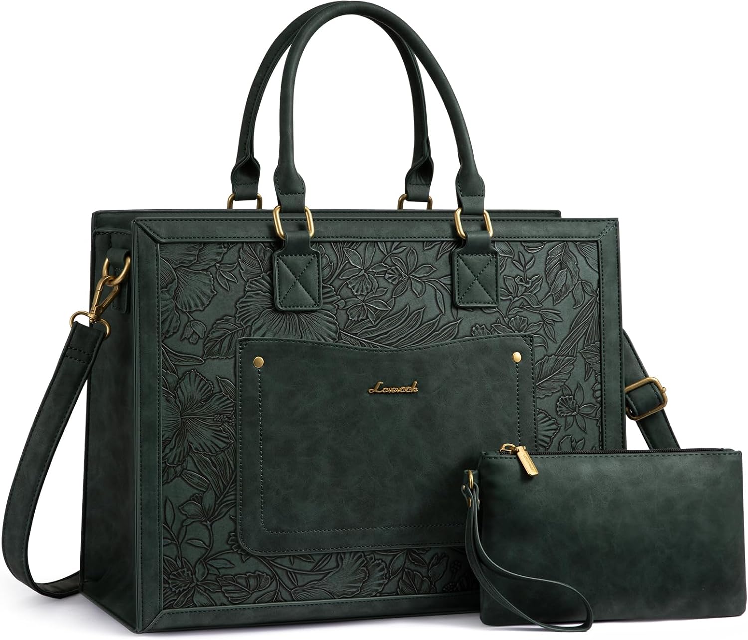 LOVEVOOK Laptop Tote Bag for Women - Stylish & Functional Design