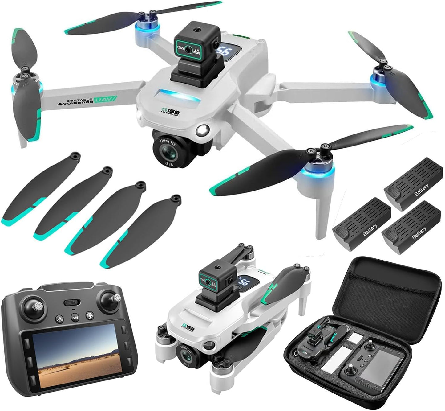 Jardhom 4K Camera Drone: GPS, 5G Remote, Obstacle Avoidance