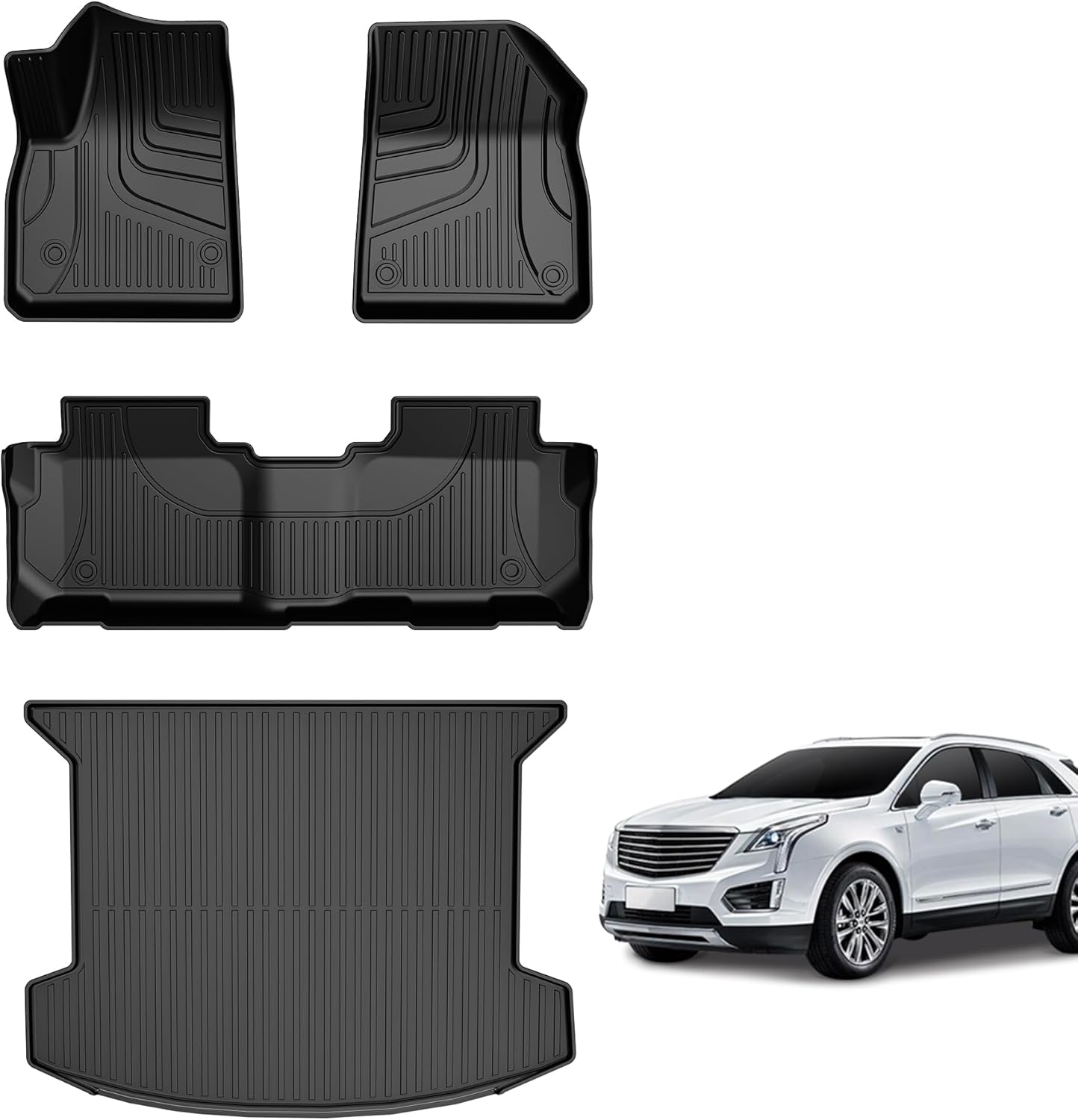 Custom Fit All Weather Floor Mats for Cadillac XT5 2017-2025