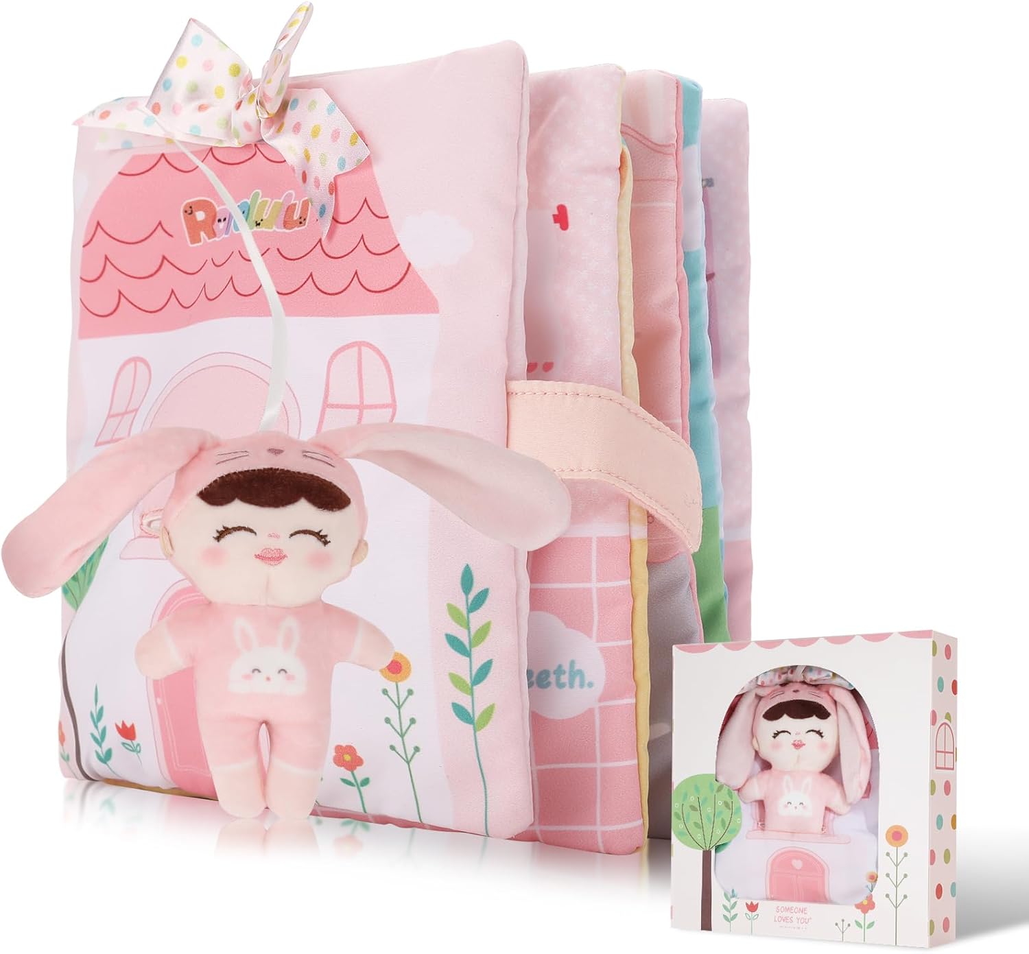Interactive Cloth Baby Books for Quiet Play