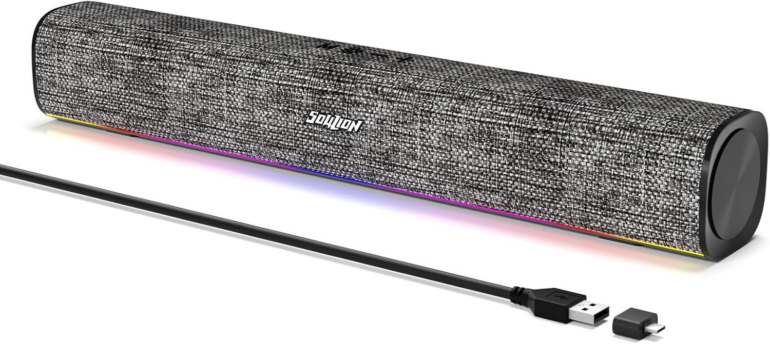 SOULION R100 Bluetooth Speakers: Dynamic LED Lights