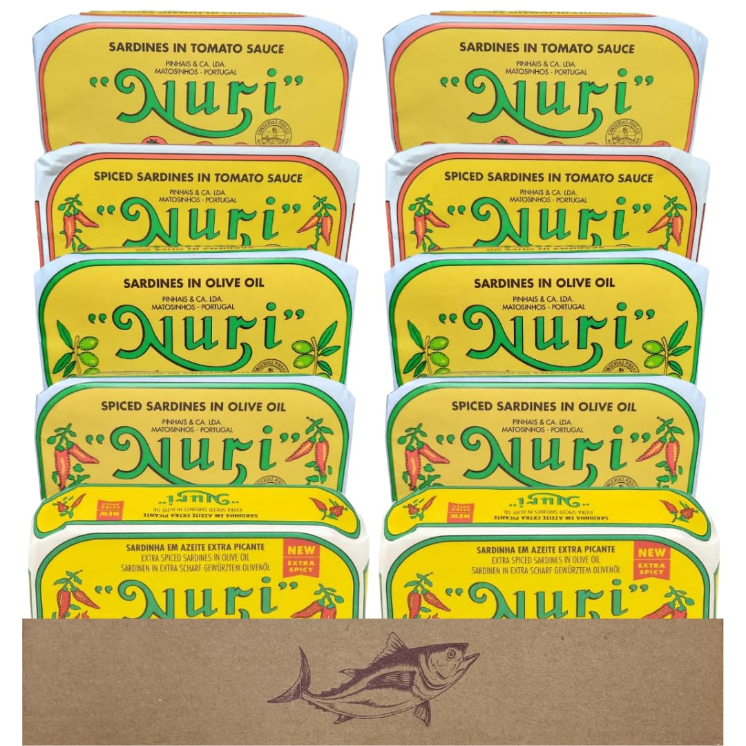 NURI Portuguese Sardines Complete Collection 10 Pack Variety