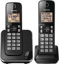 Panasonic Expandable Cordless Phone System 2 Handsets - Clear Amber