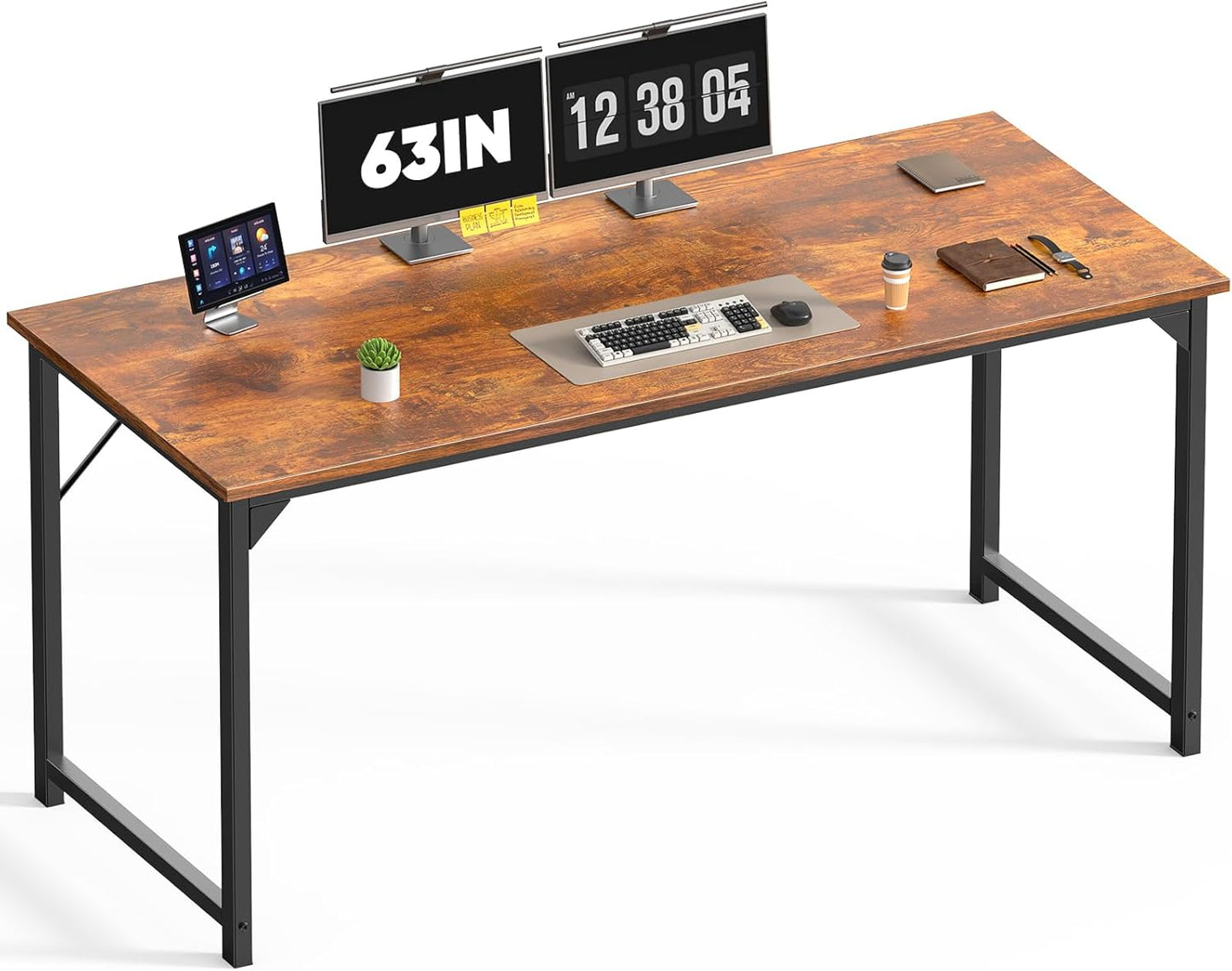 DUMOS 63 Inch Office Computer Desk for Home and Study