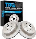 TRQ Rear Brake Rotors Set Vented Compatible with Subaru Tribeca