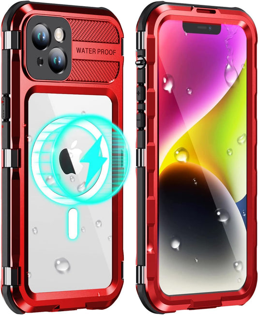 WIFORT Waterproof Case for iPhone 14 Plus - Rugged Protection