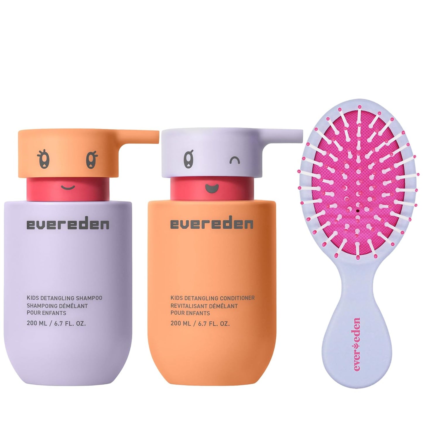 Evereden Happy Hair Duo for Kids: Vegan Shampoo & Conditioner