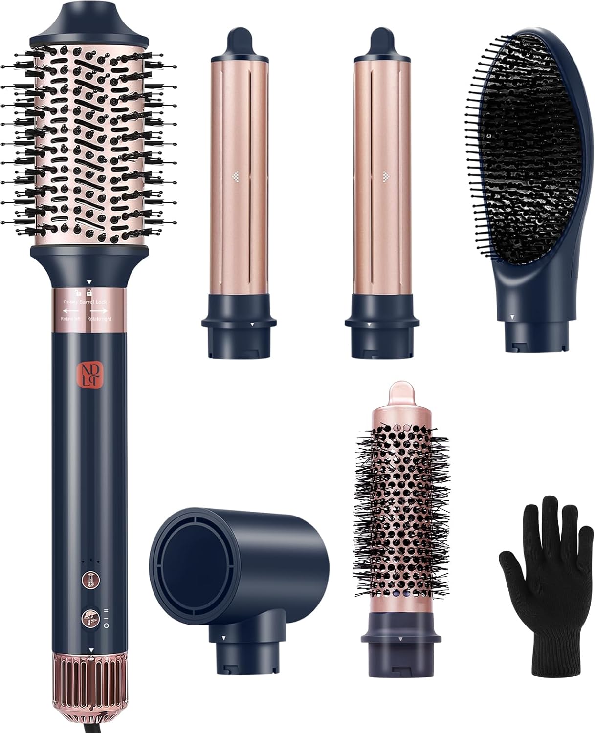 6 in 1 High Speed Hair Dryer Brush for Fast Drying & Styling