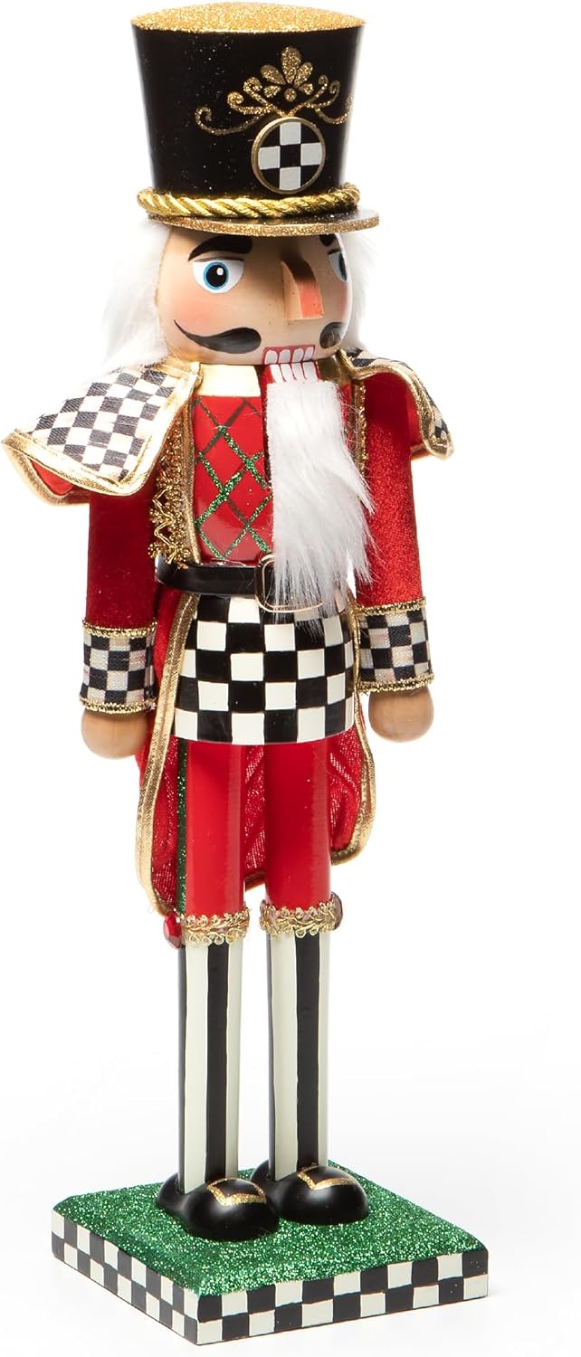 MACKENZIE-CHILDS Decorative Nutcracker Figurine for Christmas