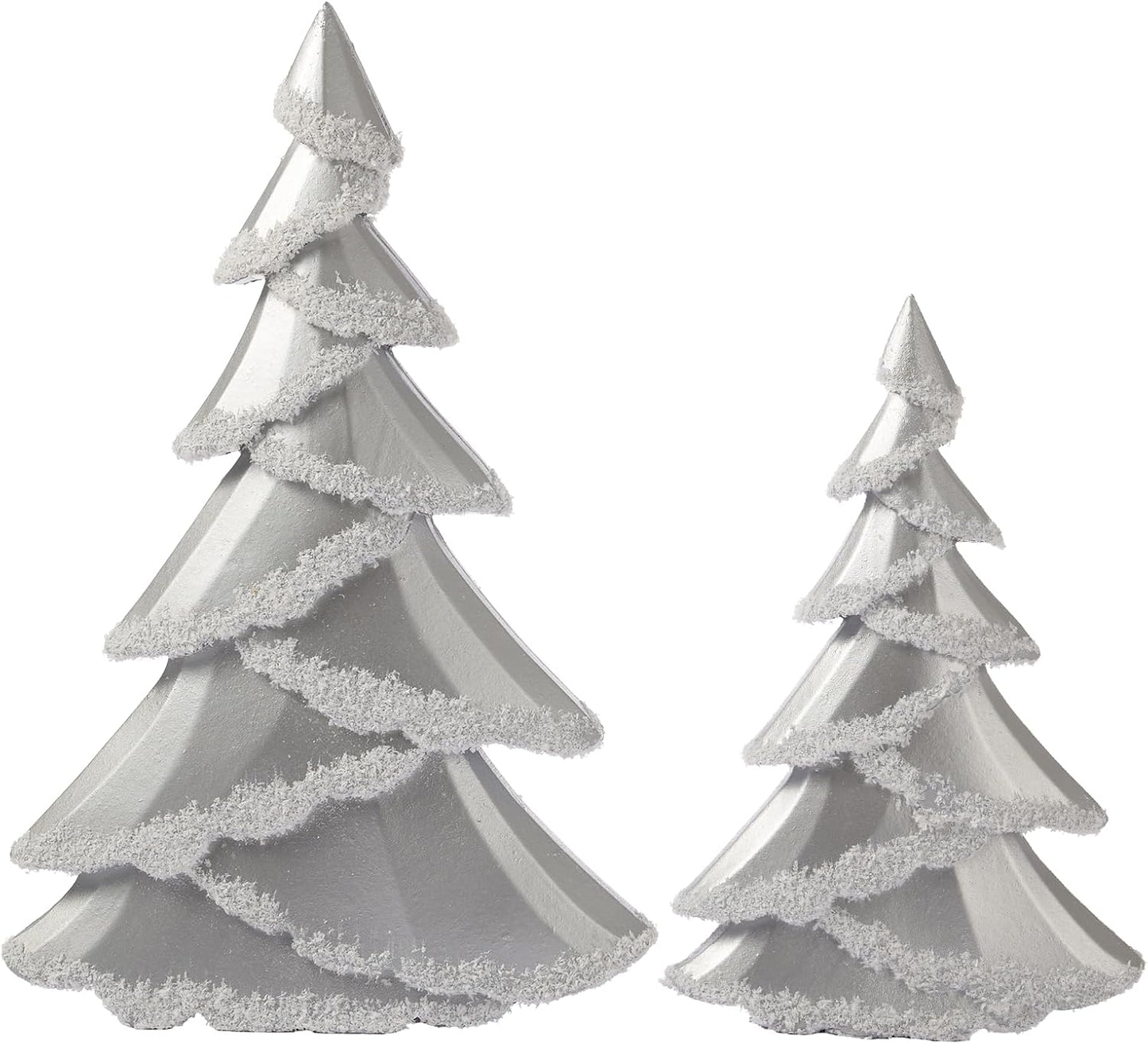 Stunning Silver Christmas Tree Figurines for Festive Decor