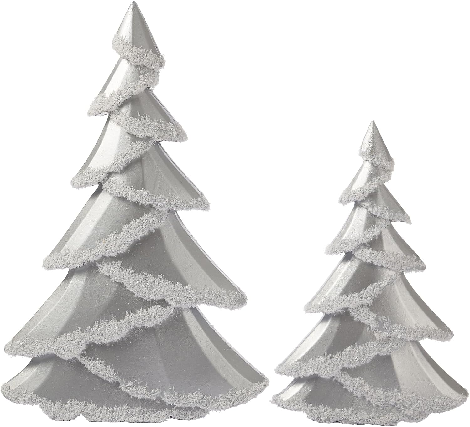 Stunning Silver Christmas Tree Figurines for Festive Decor