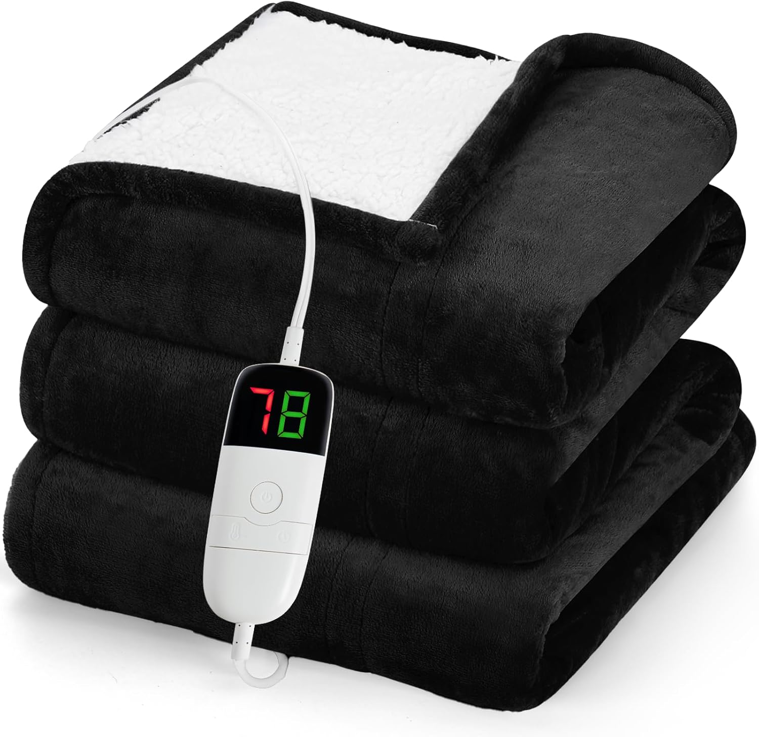 Greenoak Heated Blanket Electric Throw for Cozy Warmth and Safety