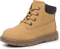 Toddler Boys Water Resistant Ankle Work Boots - Easy Zipper On/Off