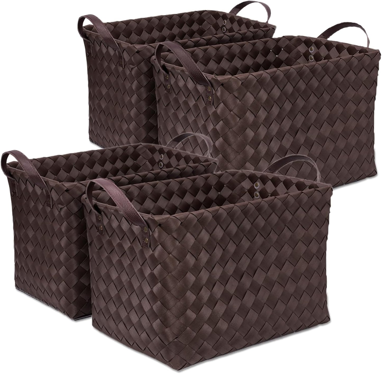 Handwoven Clothes Basket Laundry Hampers for Organizing Storage